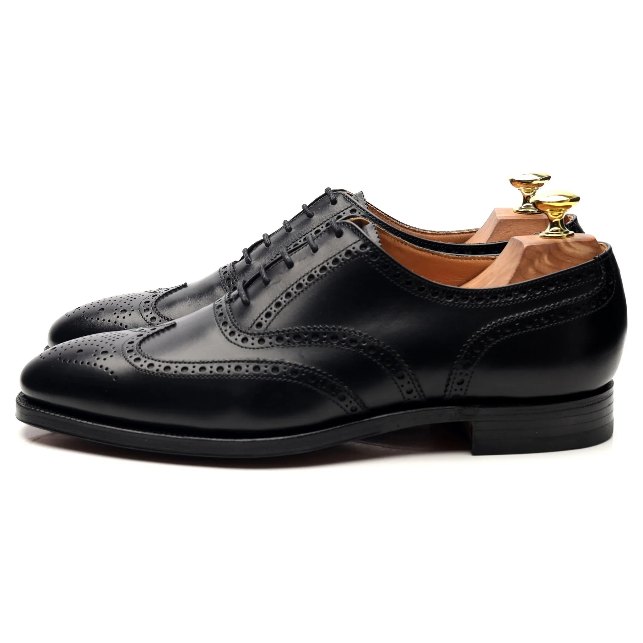 'Finsbury' Black Leather Brogues UK 7 / UK 7.5 / UK 8 / UK 9 / UK 10.5