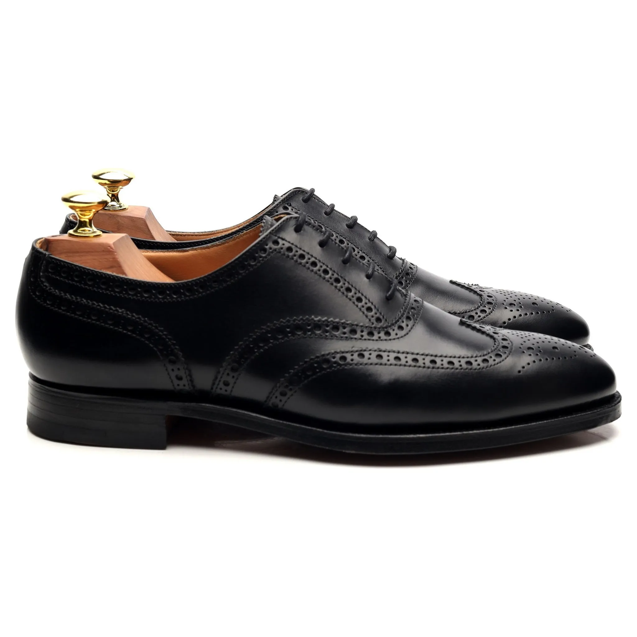 'Finsbury' Black Leather Brogues UK 7 / UK 7.5 / UK 8 / UK 9 / UK 10.5