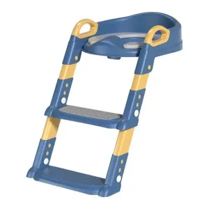 Foldable Multi-functional Kids’ Potty Training Ladder - Stepped Toilet Foot Stool for Boys and Girls