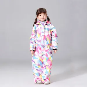 Girls One Piece Style Winter Fashion Ski Suits Winter Jumpsuit Snowsuits