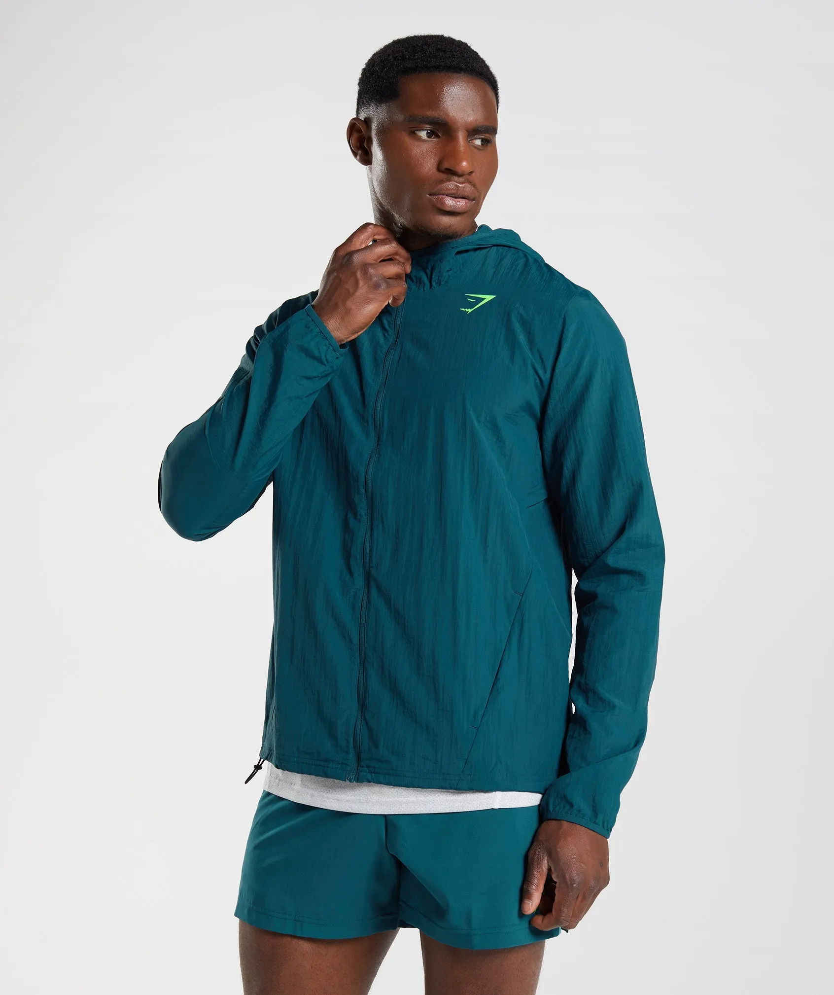 Gymshark Sport Windbreaker - Winter Teal