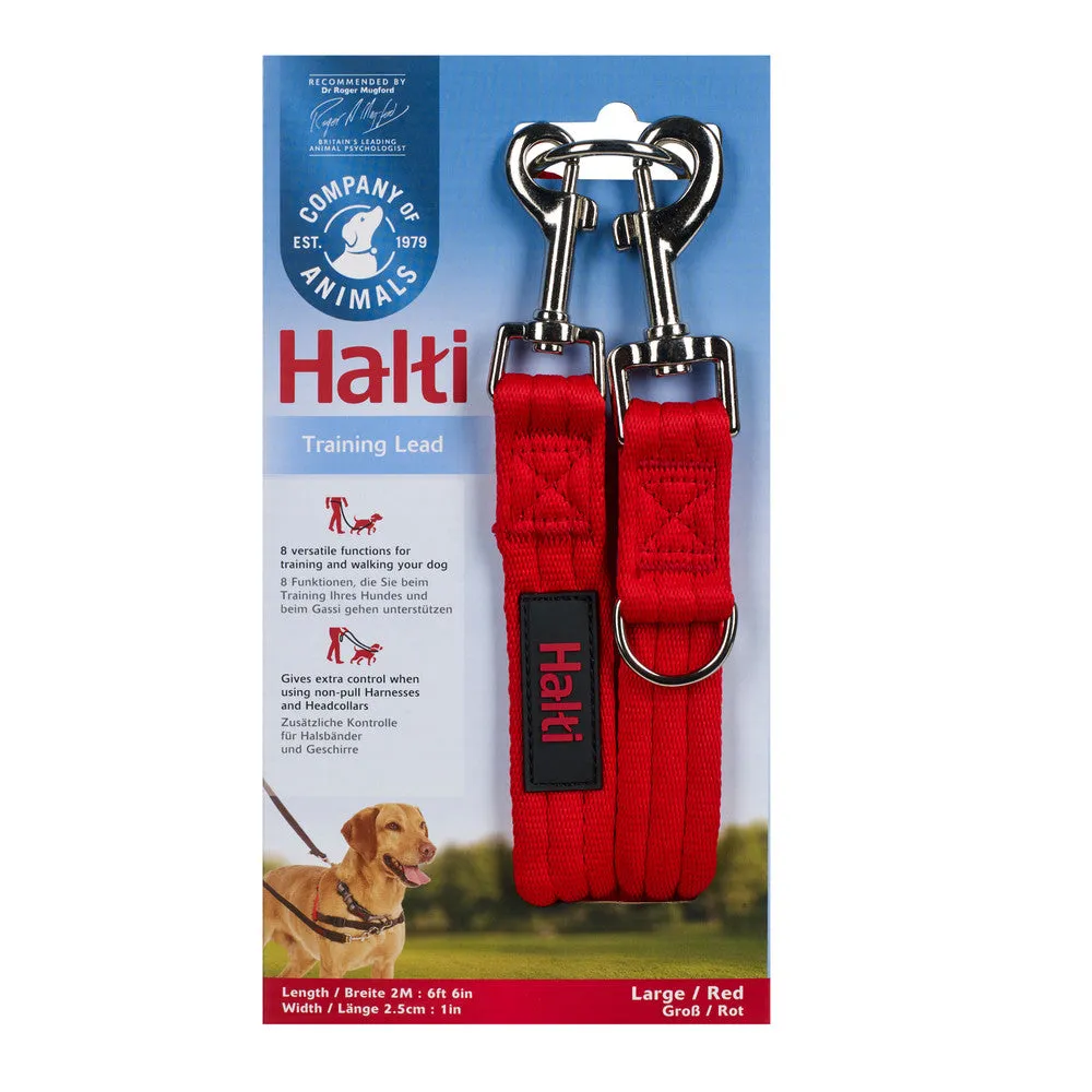 Halti Training Dog Lead Red Large