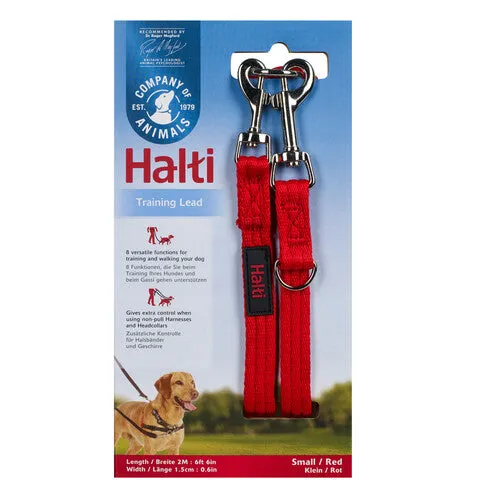 Halti Training Dog Lead Red Small