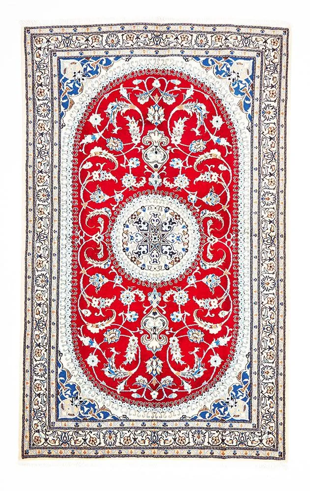 HAND KNOTTED PERSIAN RUG NAEIN 235 X156 CM