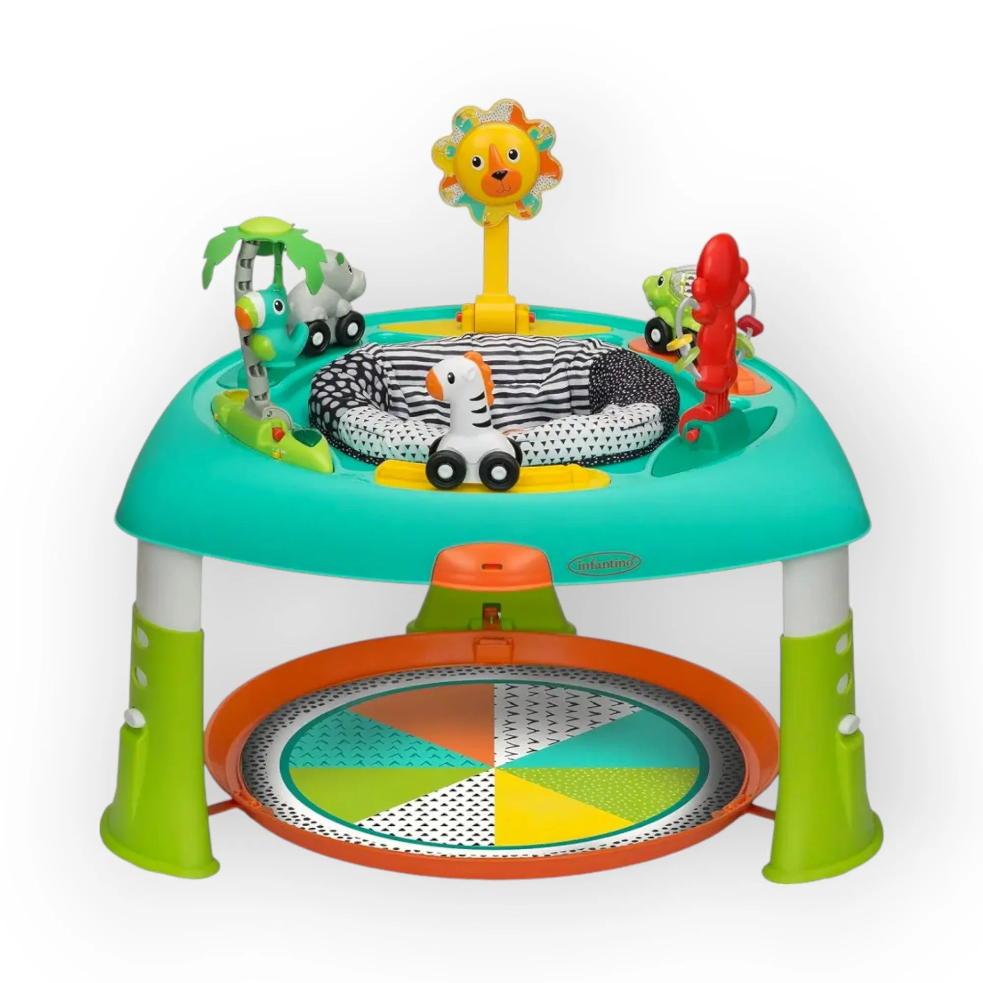 Infantino 2-in-1 Sit, Spin & Stand Entertainer & Activity Table Multicolor, 4 months to 5 Years