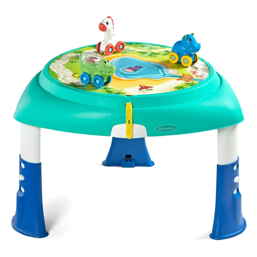 Infantino 2-in-1 Sit, Spin & Stand Entertainer & Activity Table Multicolor, 4 months to 5 Years