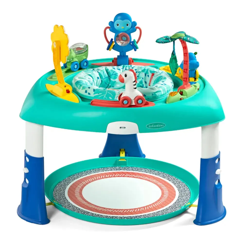 Infantino 2-in-1 Sit, Spin & Stand Entertainer & Activity Table Multicolor, 4 months to 5 Years