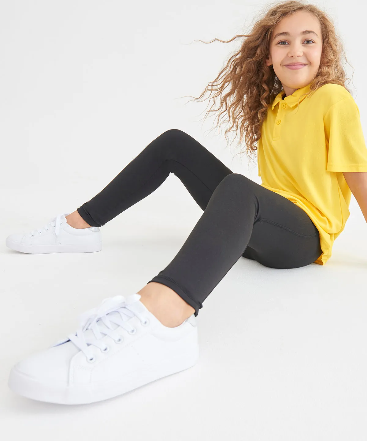 Jet Black - Kids cool athletic pant