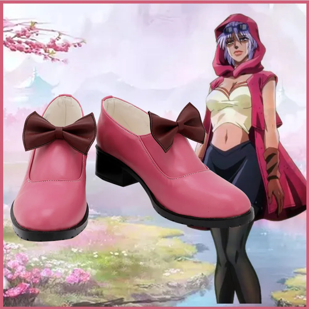 JoJo‘s Bizarre Adventure Mariah Bastet Cosplay Shoes Boots Halloween Costumes Accessory Custom Made