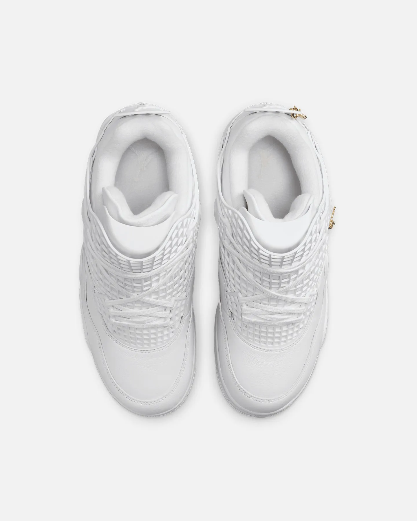 Jordan Women's Air Jordan 4 Net "Triple White" White/Metallic