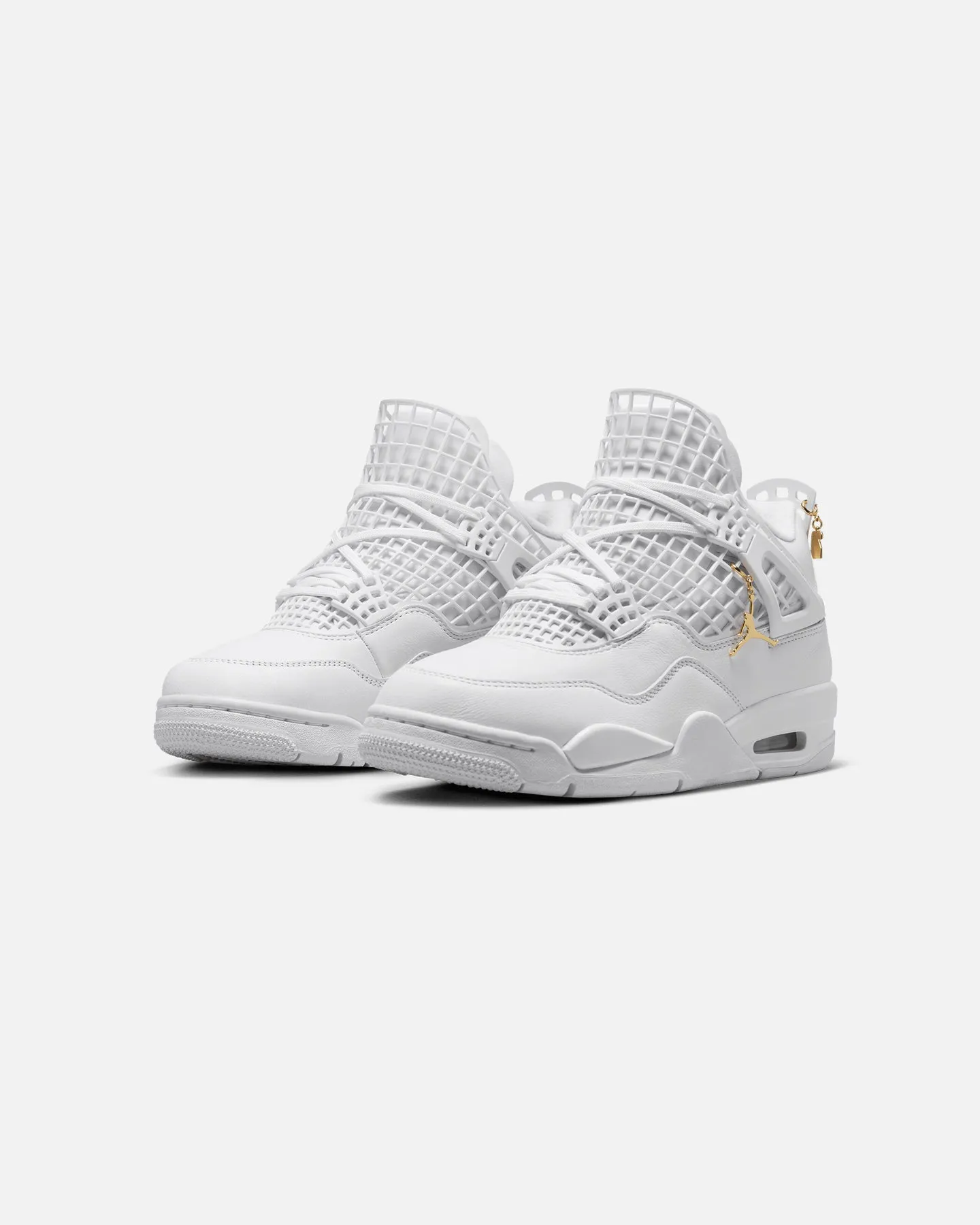 Jordan Women's Air Jordan 4 Net "Triple White" White/Metallic