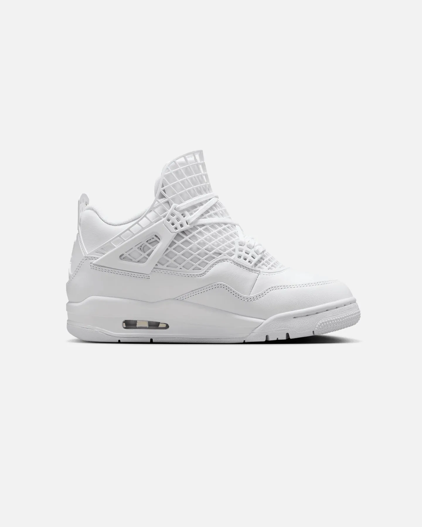 Jordan Women's Air Jordan 4 Net "Triple White" White/Metallic