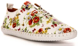 Justinreess England Lexi 3 In White Floral For Women