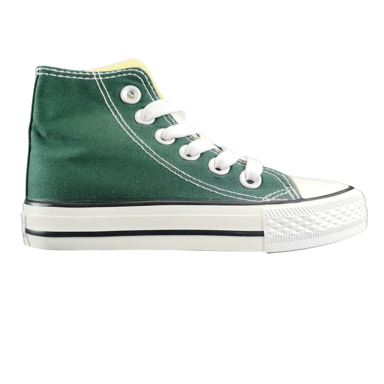 K7 Star Canvas Hi Canvas Pine Boys Sneaker