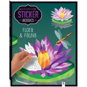 Kaleidoscope Sticker Mosaics: Flora & Fauna