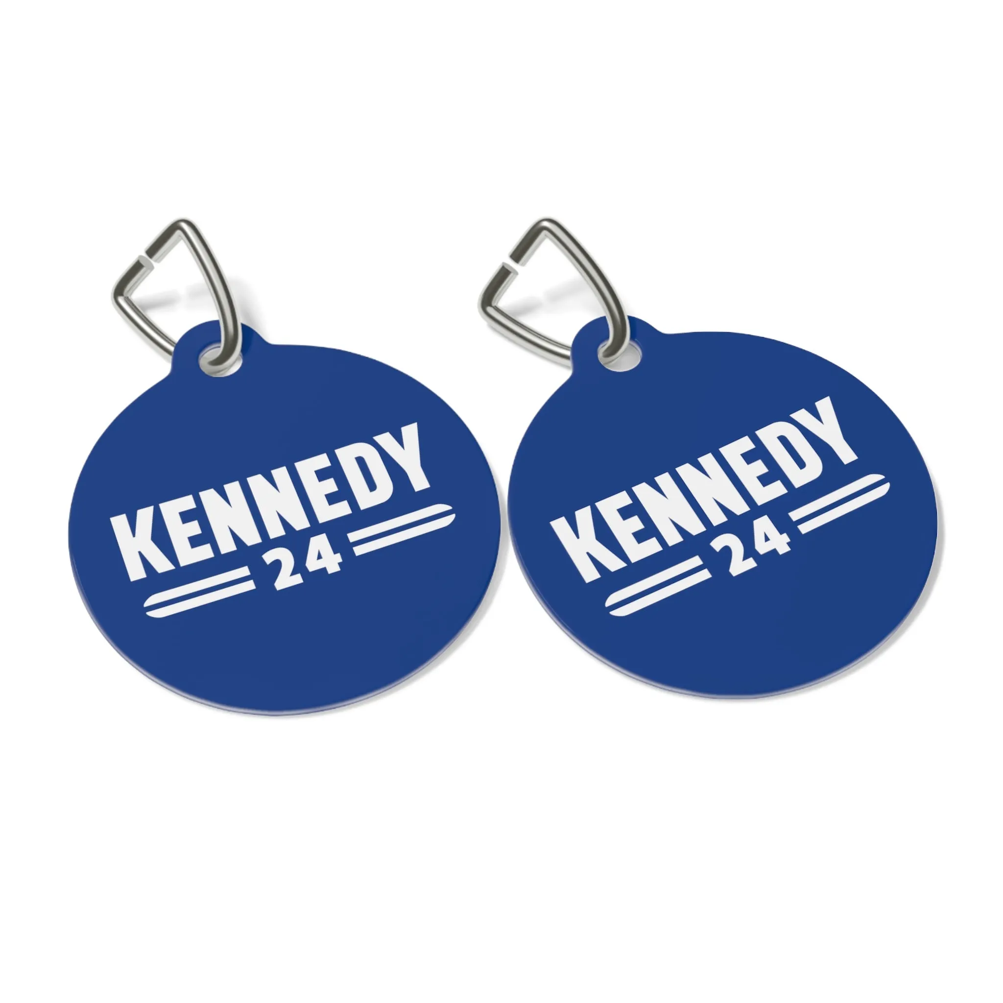 Kennedy Classic Pet Collar Tag in Blue