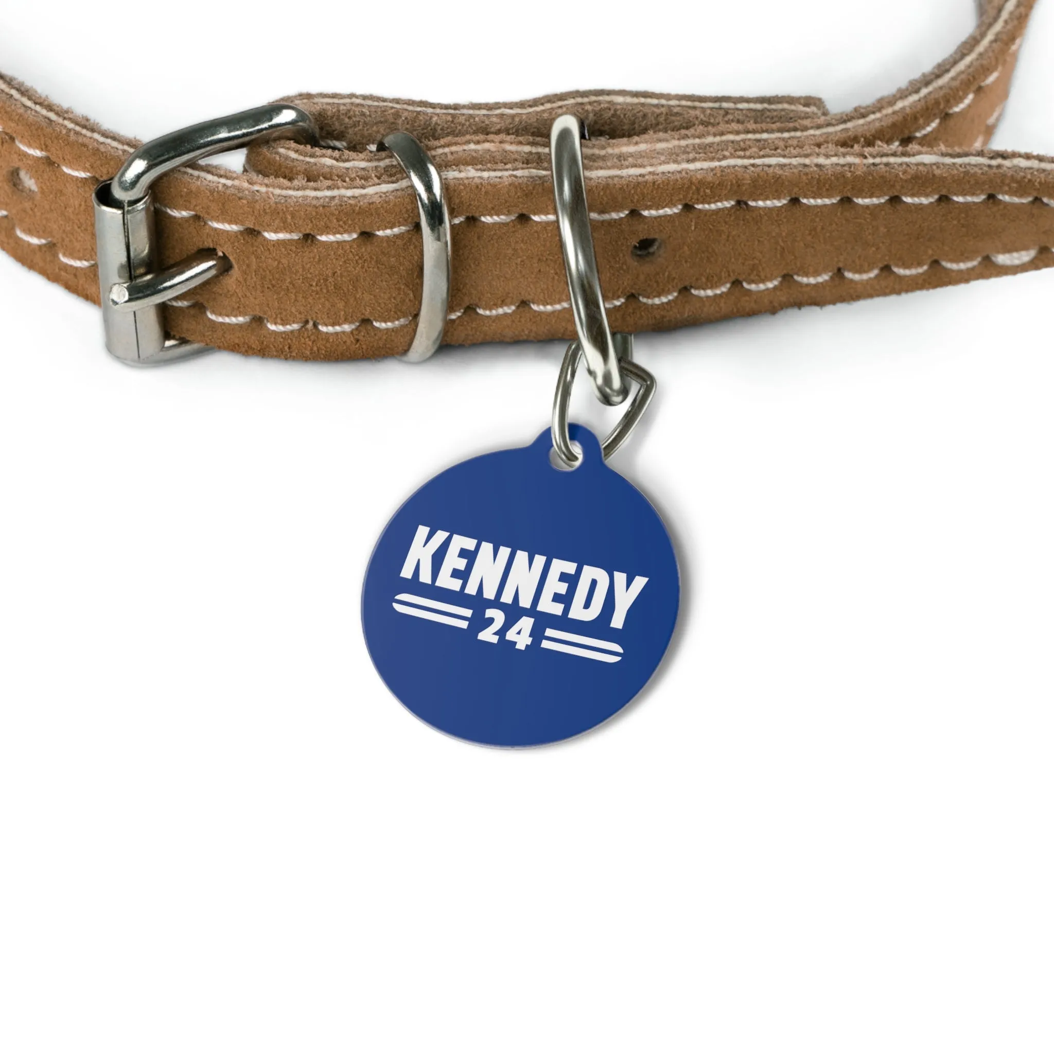 Kennedy Classic Pet Collar Tag in Blue