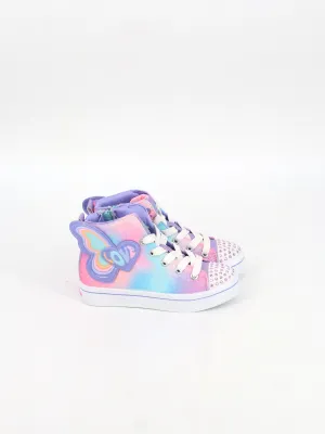 Kids Girl's Beads Tie Dye High Sneakers,Multi