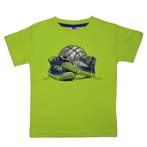 🎁Kids Short Sleeve Tee - Basketball Kicks