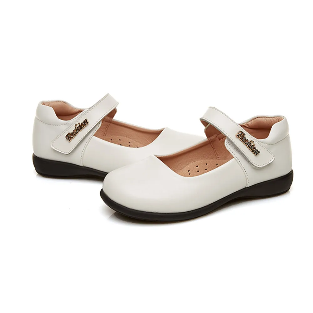 Leather Mary Jane Flat Girl Casual Shoes(Toddler/Little Kid/Big Kid)