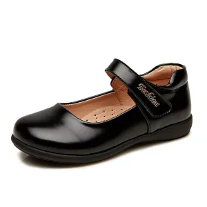 Leather Mary Jane Flat Girl Casual Shoes(Toddler/Little Kid/Big Kid)