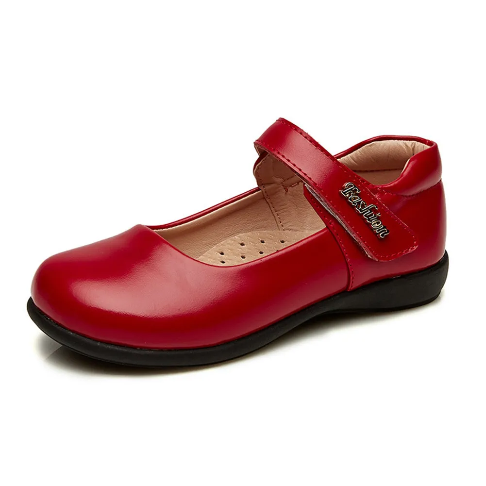 Leather Mary Jane Flat Girl Casual Shoes(Toddler/Little Kid/Big Kid)