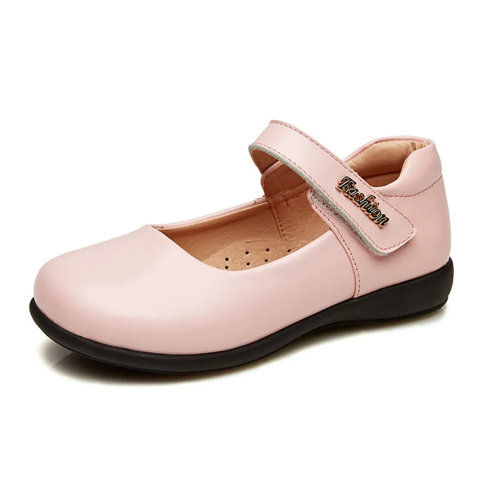 Leather Mary Jane Flat Girl Casual Shoes(Toddler/Little Kid/Big Kid)