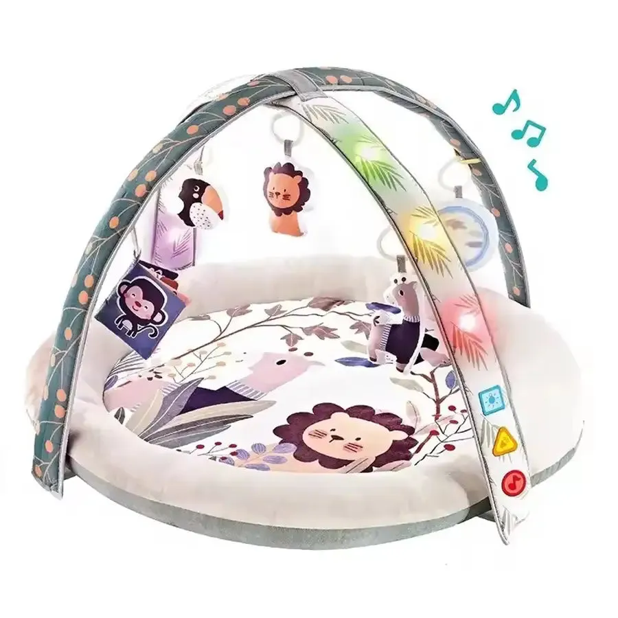 Little Angel Baby Round Comfy Gym Play Mat With Lights & Music