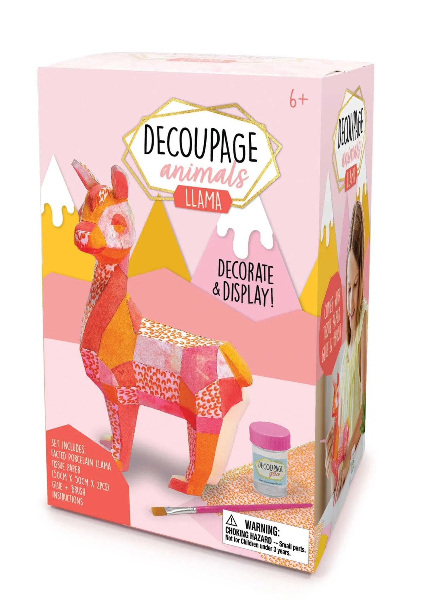 Llama Decoupage Kit