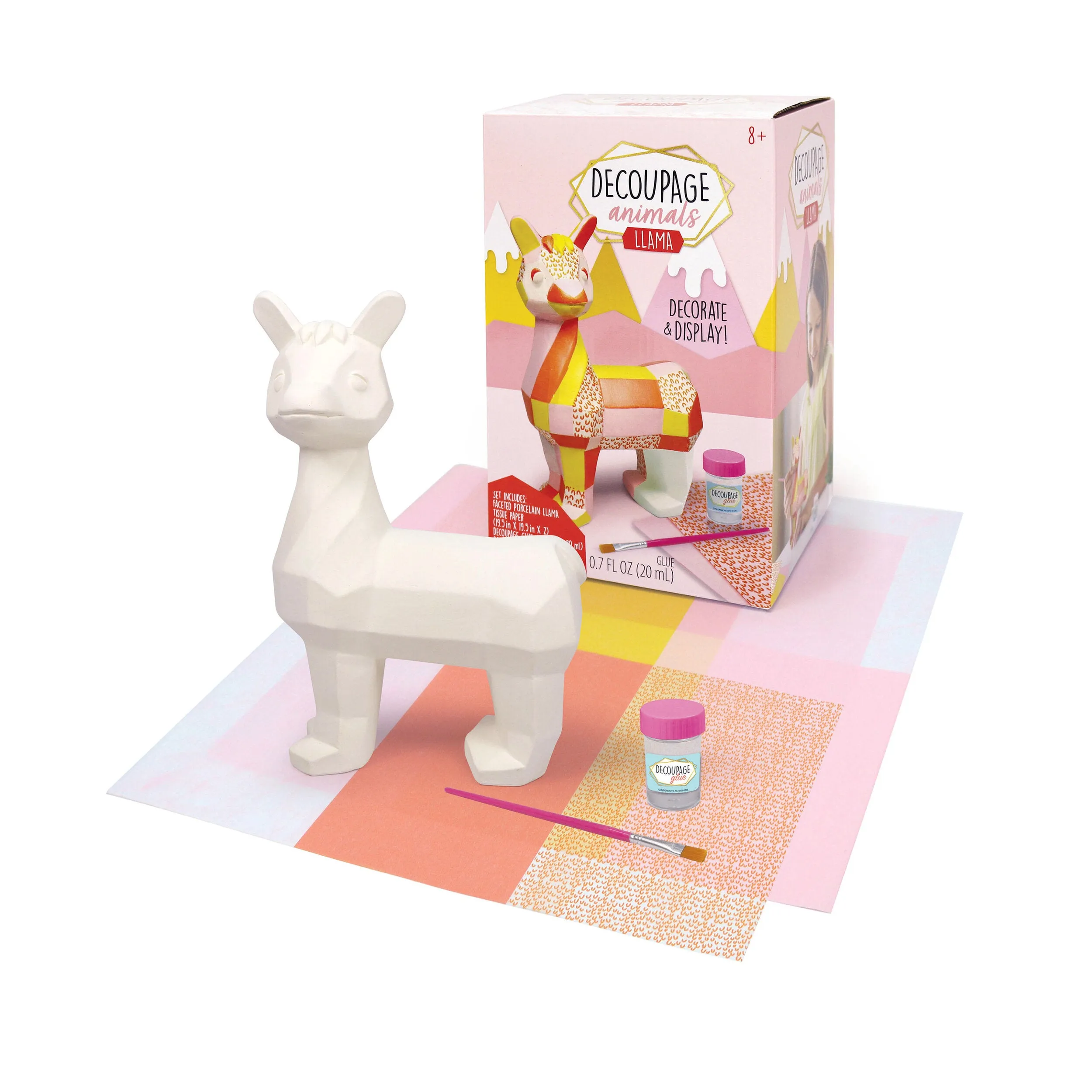 Llama Decoupage Kit