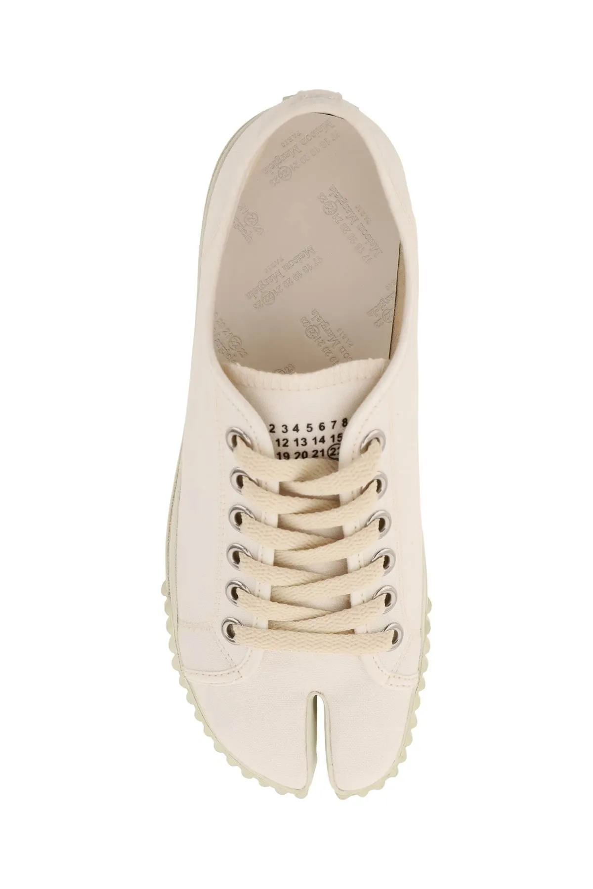 Maison margiela tabi canvas sneakers