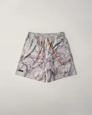 Marble Patched Gym Shorts