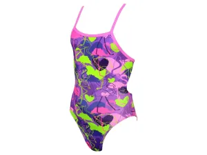 Maru Flamingo Pacer Aero Girls Swimsuit (Pink)