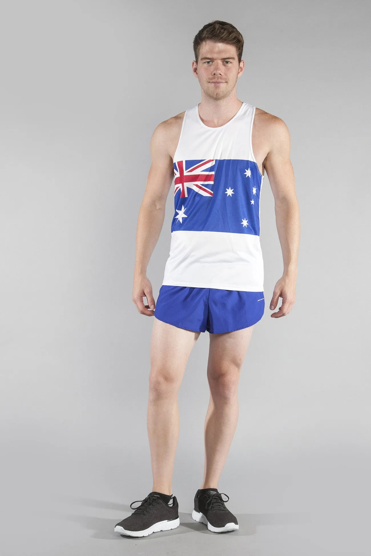 Men's Competitor Lite Printed Singlet [A-B] - Australia