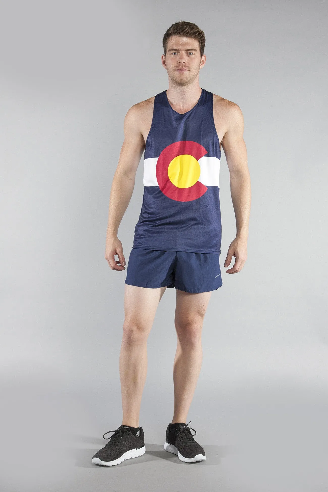 Men's Competitor Lite Printed Singlet [C] - Colorado