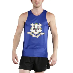 Men's Competitor Lite Printed Singlet [C] - Connecticut