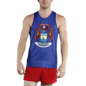 Men's Competitor Lite Printed Singlet [M] - Michigan