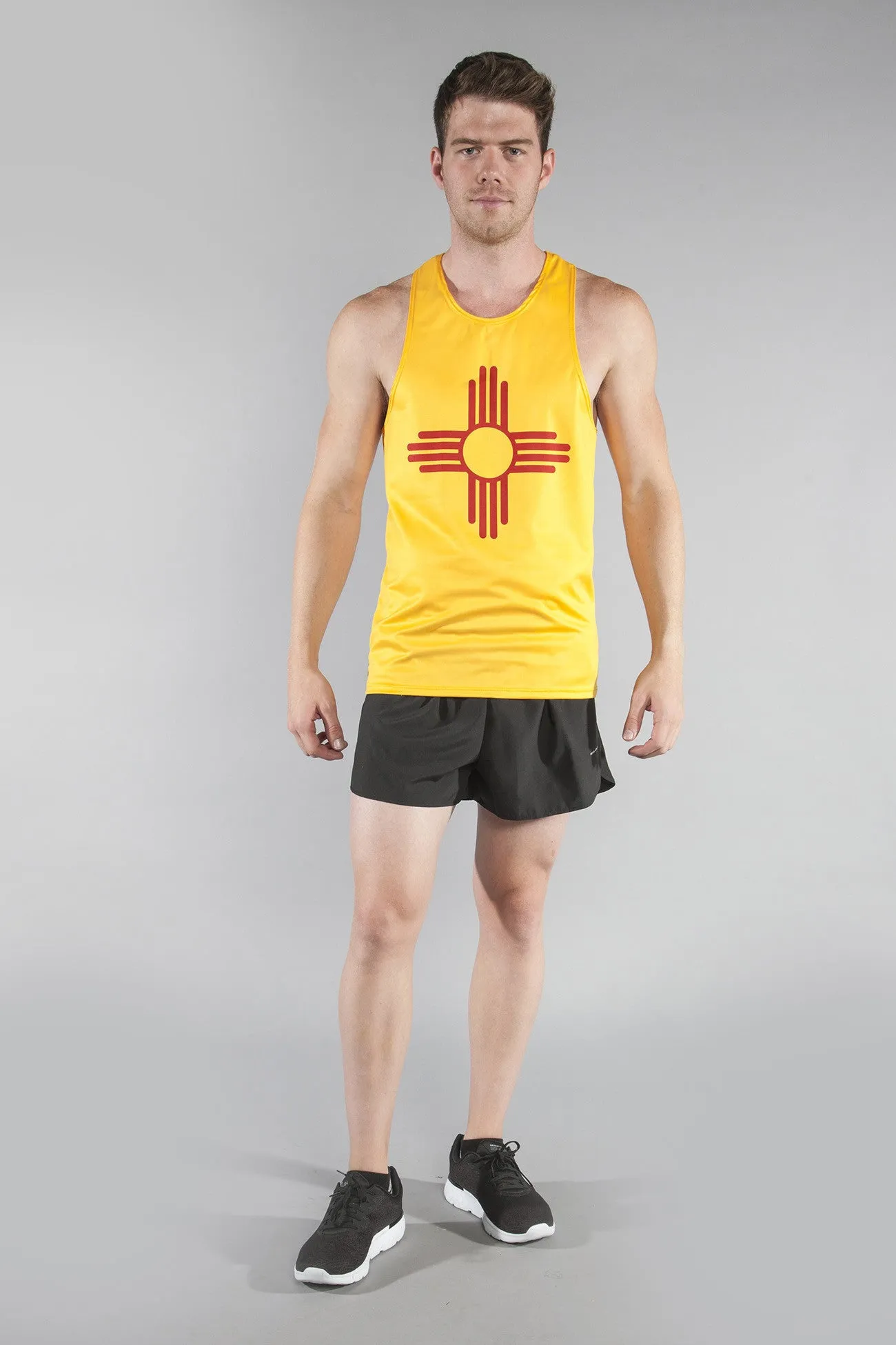 Men's Competitor Lite Printed Singlet [N] - New Mexico