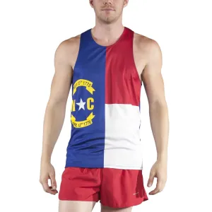 Men's Competitor Lite Printed Singlet [N] - North Carolina