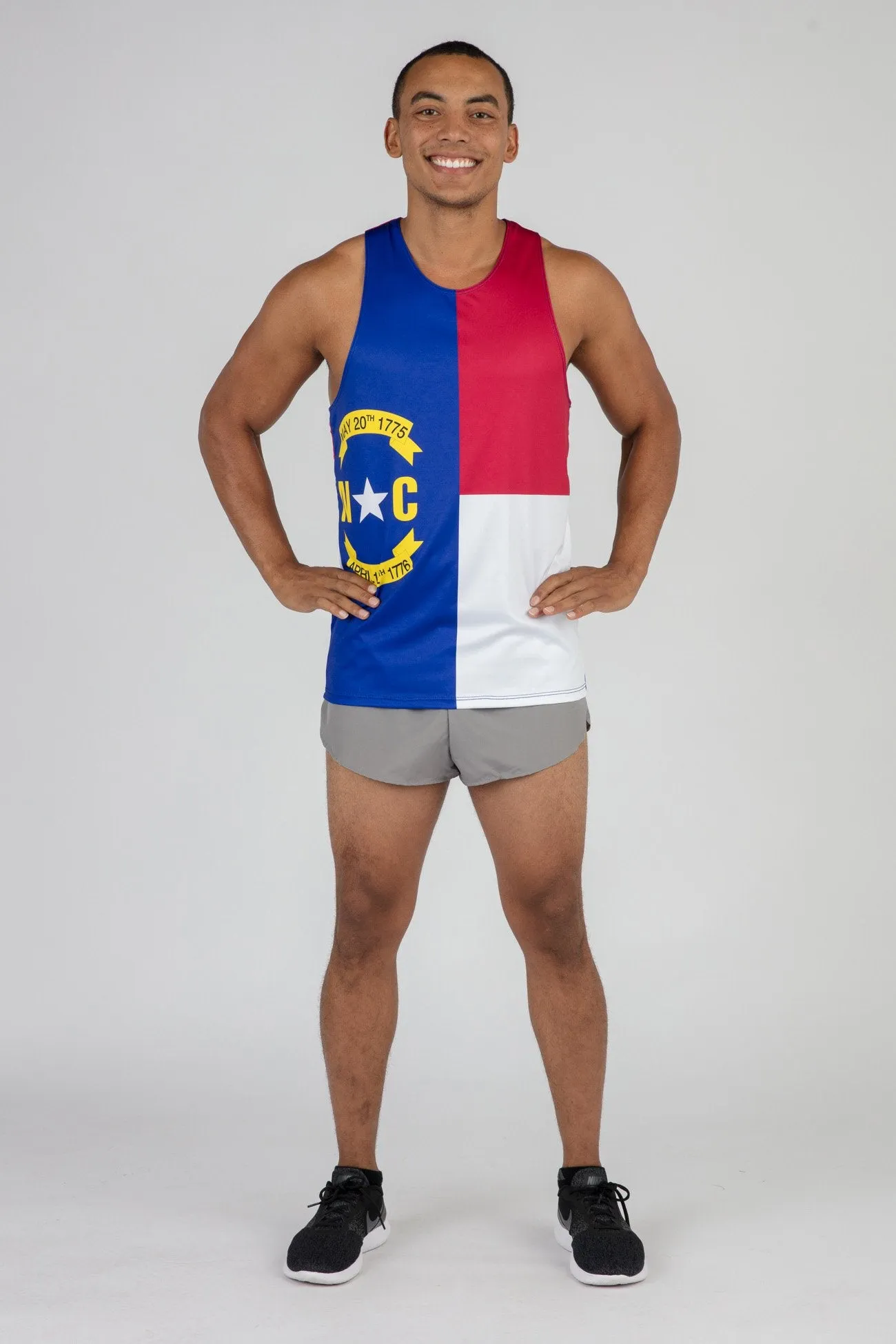 Men's Competitor Lite Printed Singlet [N] - North Carolina