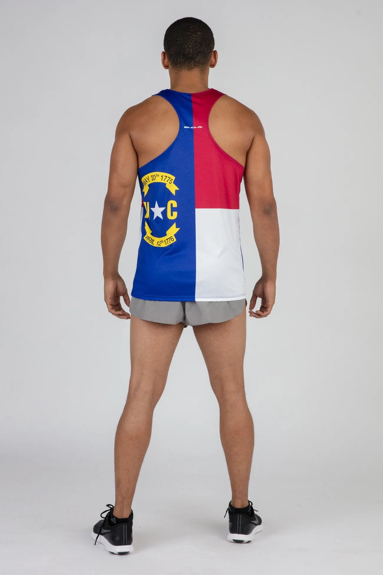 Men's Competitor Lite Printed Singlet [N] - North Carolina