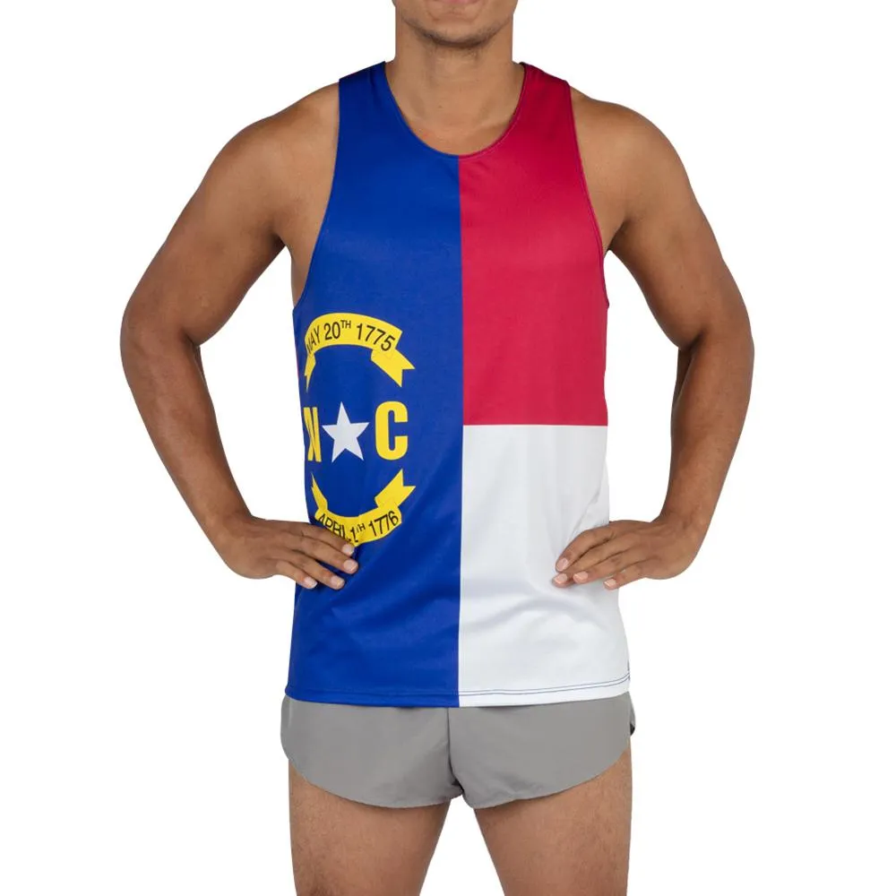 Men's Competitor Lite Printed Singlet [N] - North Carolina