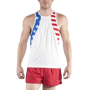 Men's Competitor Lite Printed Singlet - US Flag