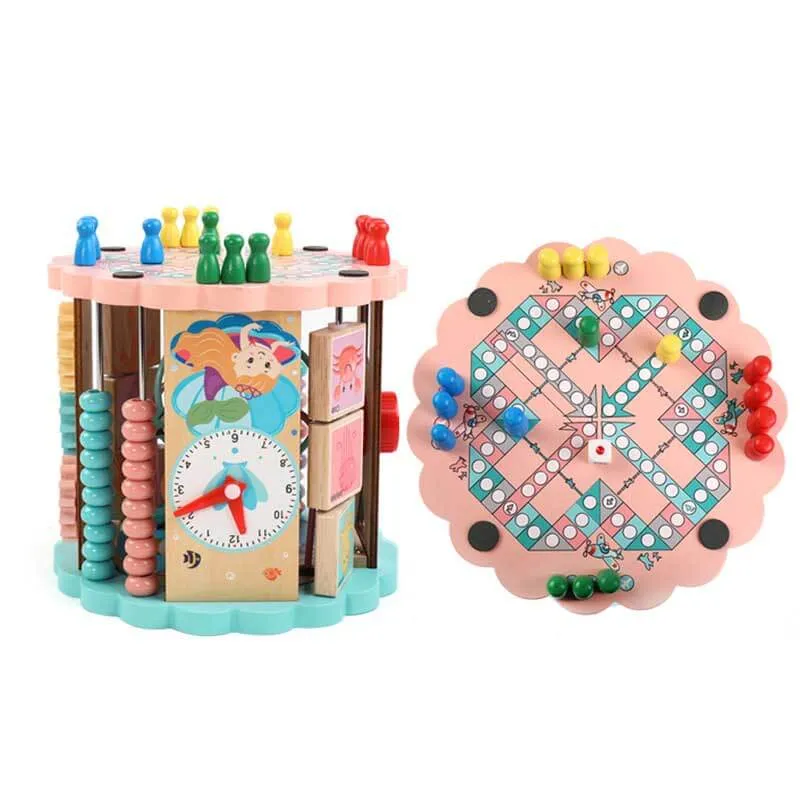 Multi-functional Wooden Toy Center