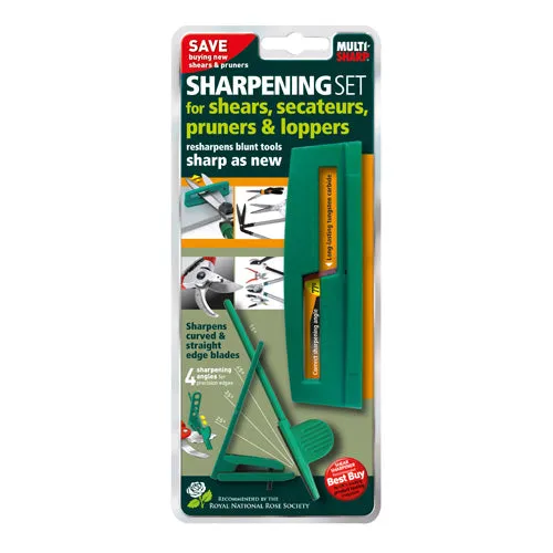 MULTI-SHARP GARDEN TOOL SHARPENING KIT 2PC SHEAR & SCATEUR MS8001E