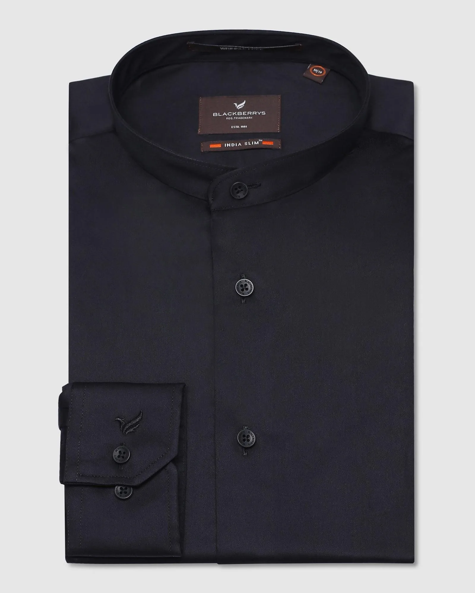 Must Haves Formal Black Solid Shirt - Sailor