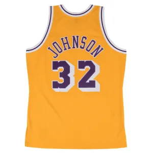 NBA Los Angeles Laker Magic Johnson Mitchell & Ness '84 Retro Swingman Jersey