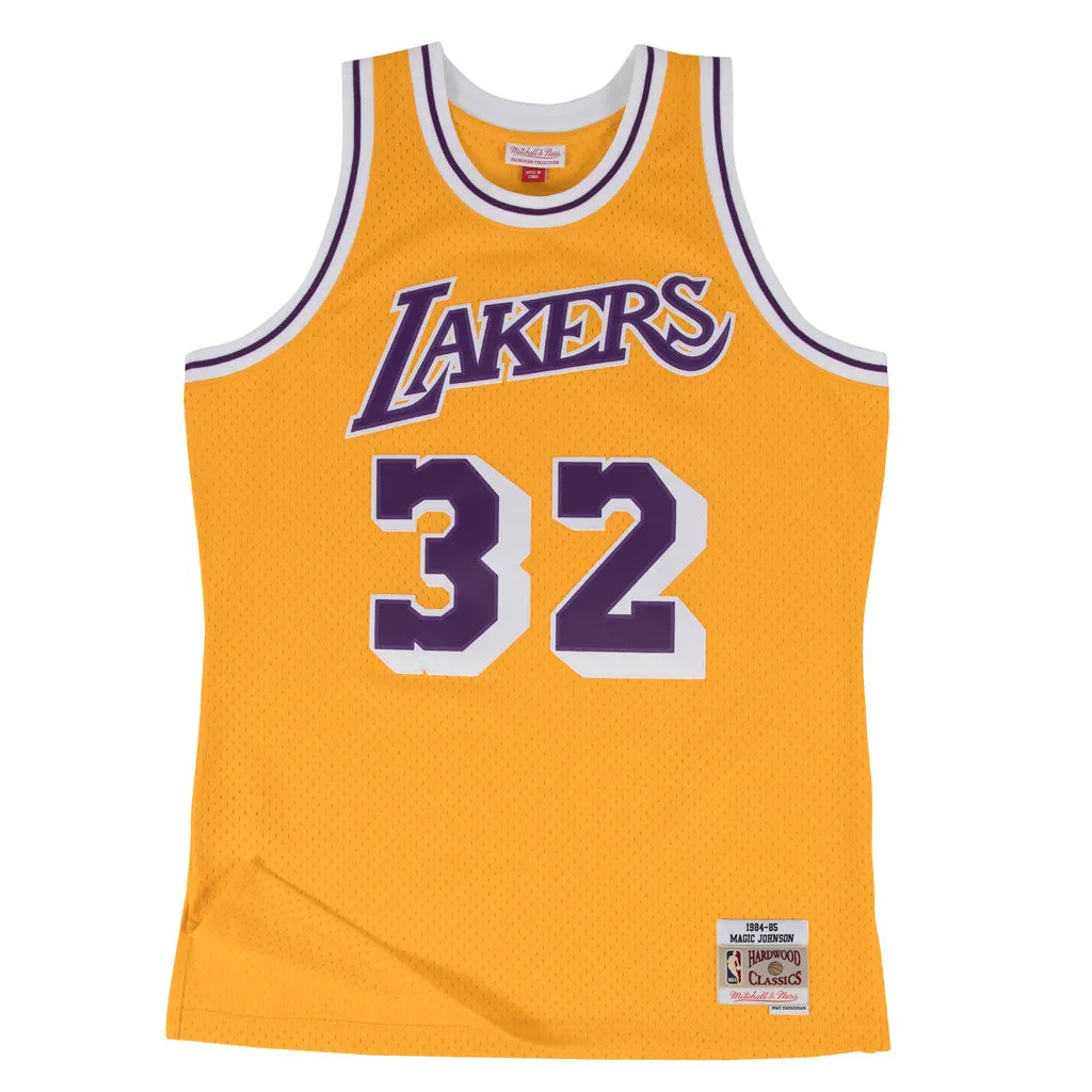 NBA Los Angeles Laker Magic Johnson Mitchell & Ness '84 Retro Swingman Jersey