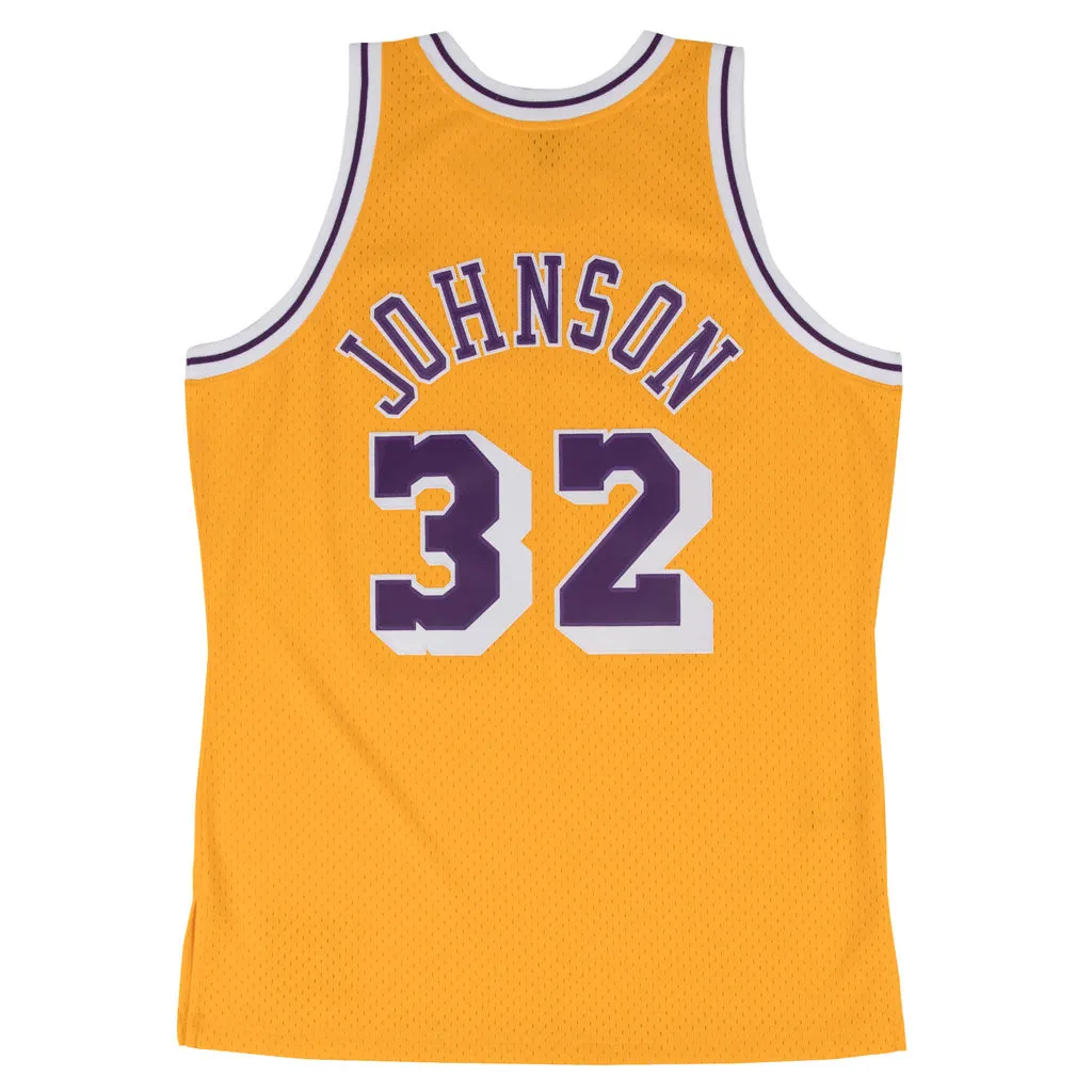 NBA Los Angeles Laker Magic Johnson Mitchell & Ness '84 Retro Swingman Jersey