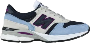 New Balance 770v3 Made In England 'Light Blue Grey' sneakers, blue